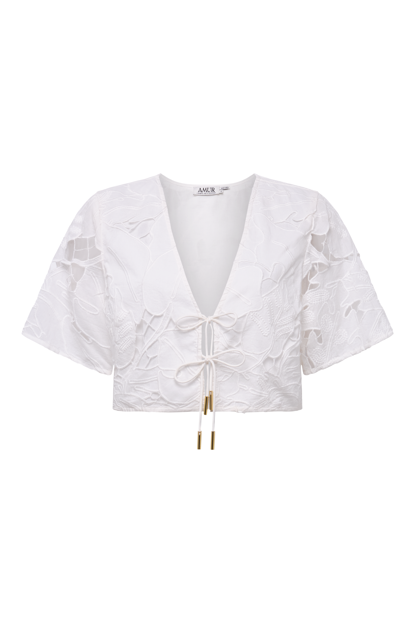 Tani Eyelet Top