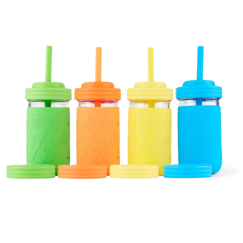 12oz Glass Mason Jar Drinking Tumblers + Food Storage