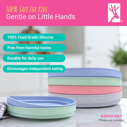 7.8" Silicone Sleeves MistyBlue/Sage/Blush/Lilac