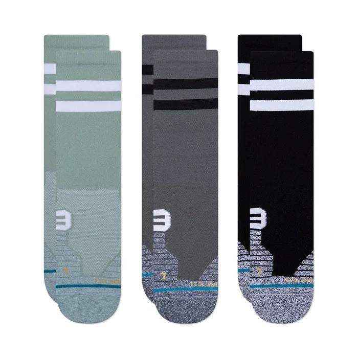 3Pk Multi Franchise Crew Socks