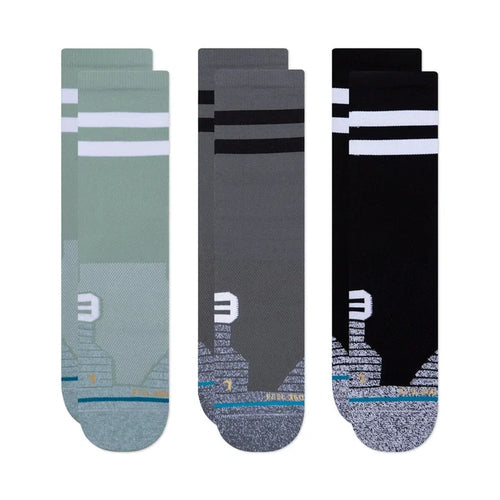 3Pk Multi Franchise Crew Socks
