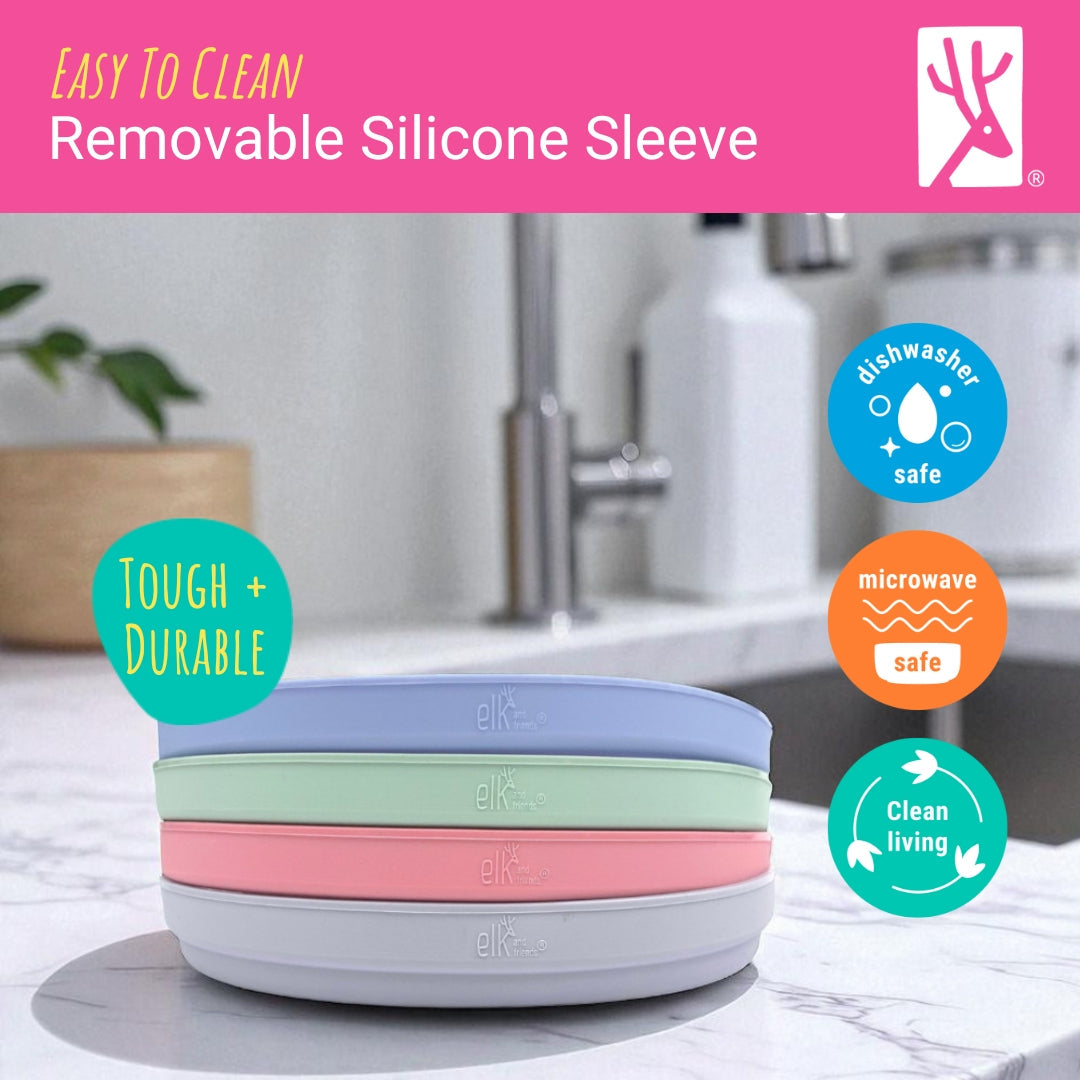 6.7" Silicone Sleeves MistyBlue/Sage/Blush/Lilac