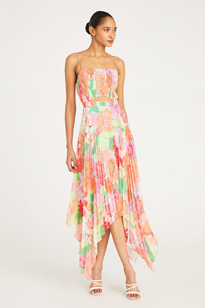 Pierce Pleated Dress