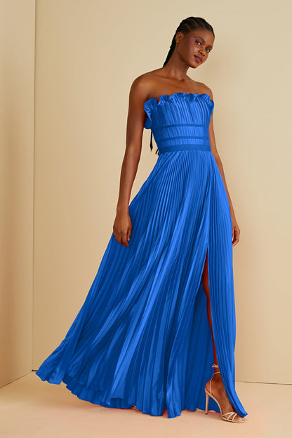 Losey Ruffle Neck Gown
