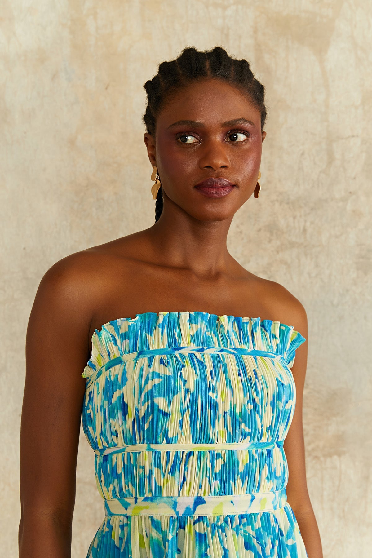 Scottie Strapless Midi Dress
