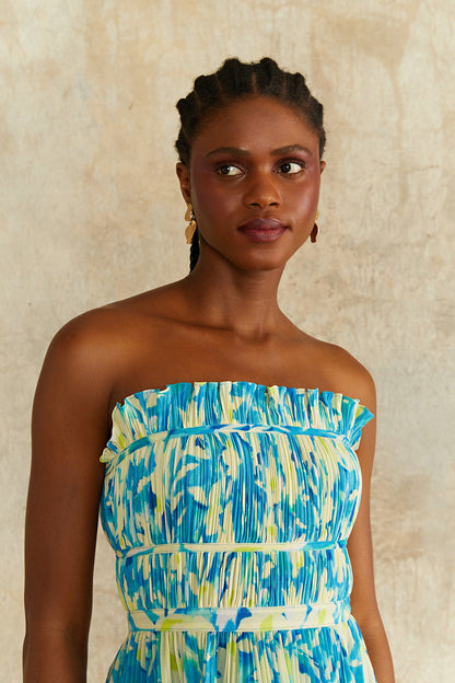 Scottie Strapless Midi Dress