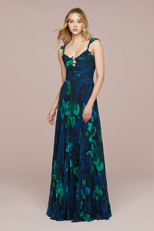 Zariah Twisted Strap Gown