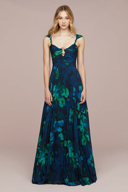 Zariah Twisted Strap Gown