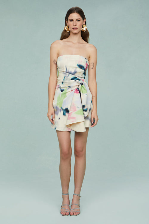 Roma Drape Mini Dress