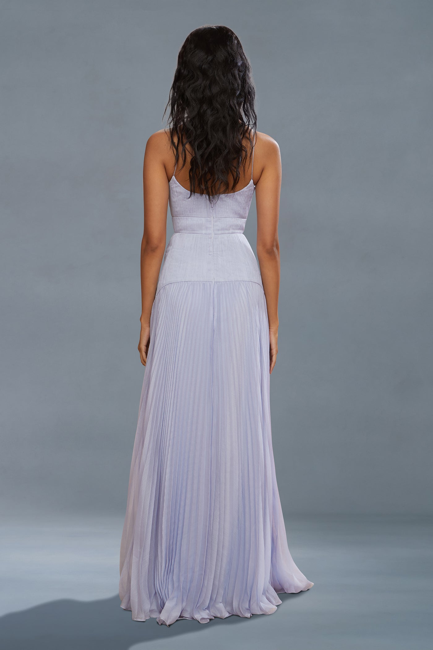 Saylor Pleated Gown