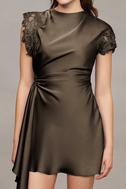 Zina Ruched Mini Dress
