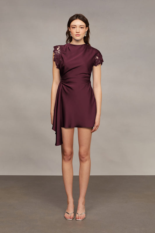 Zina Ruched Mini Dress