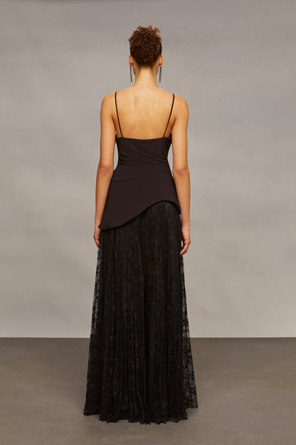 Leighton Pleated Gown