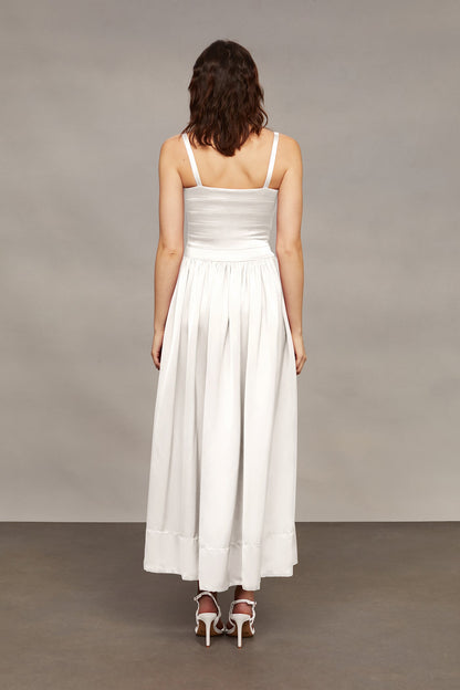 Lima Slashed Midi Dress