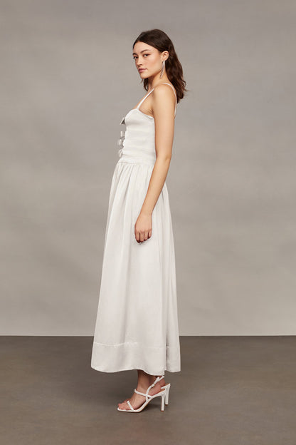 Lima Slashed Midi Dress