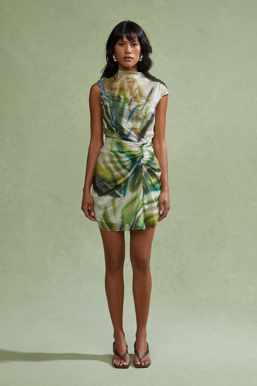 Zuma Sheer Mini Dress