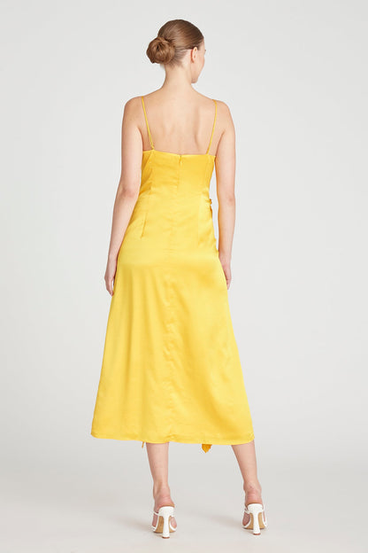 Leena Cami Pleated Slip Dress