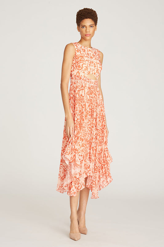 Zene Pleated Dress