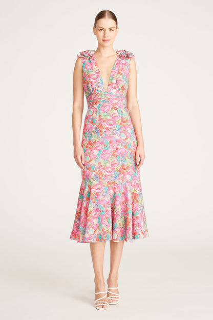Sorena Deep V Dress