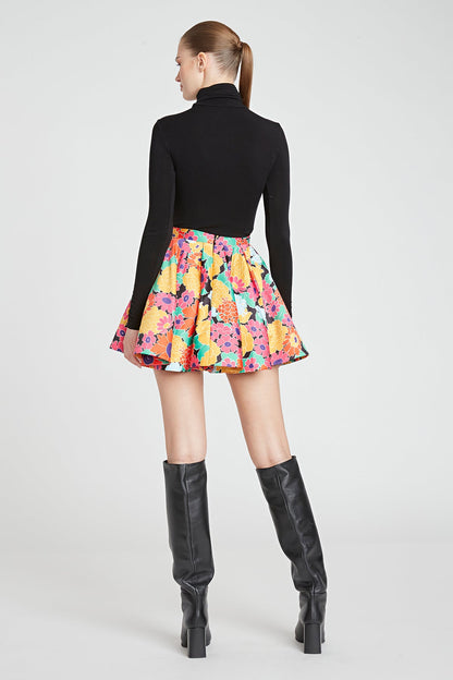 Lotus Mini Skirt