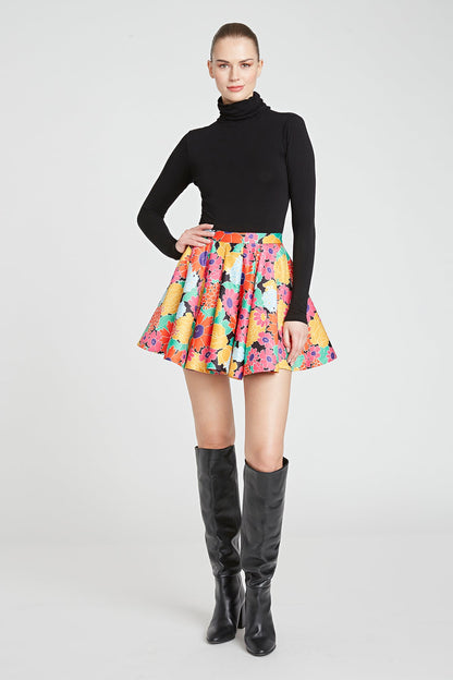 Lotus Mini Skirt