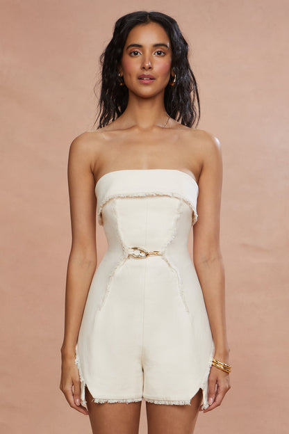 Valerie Strapless Romper