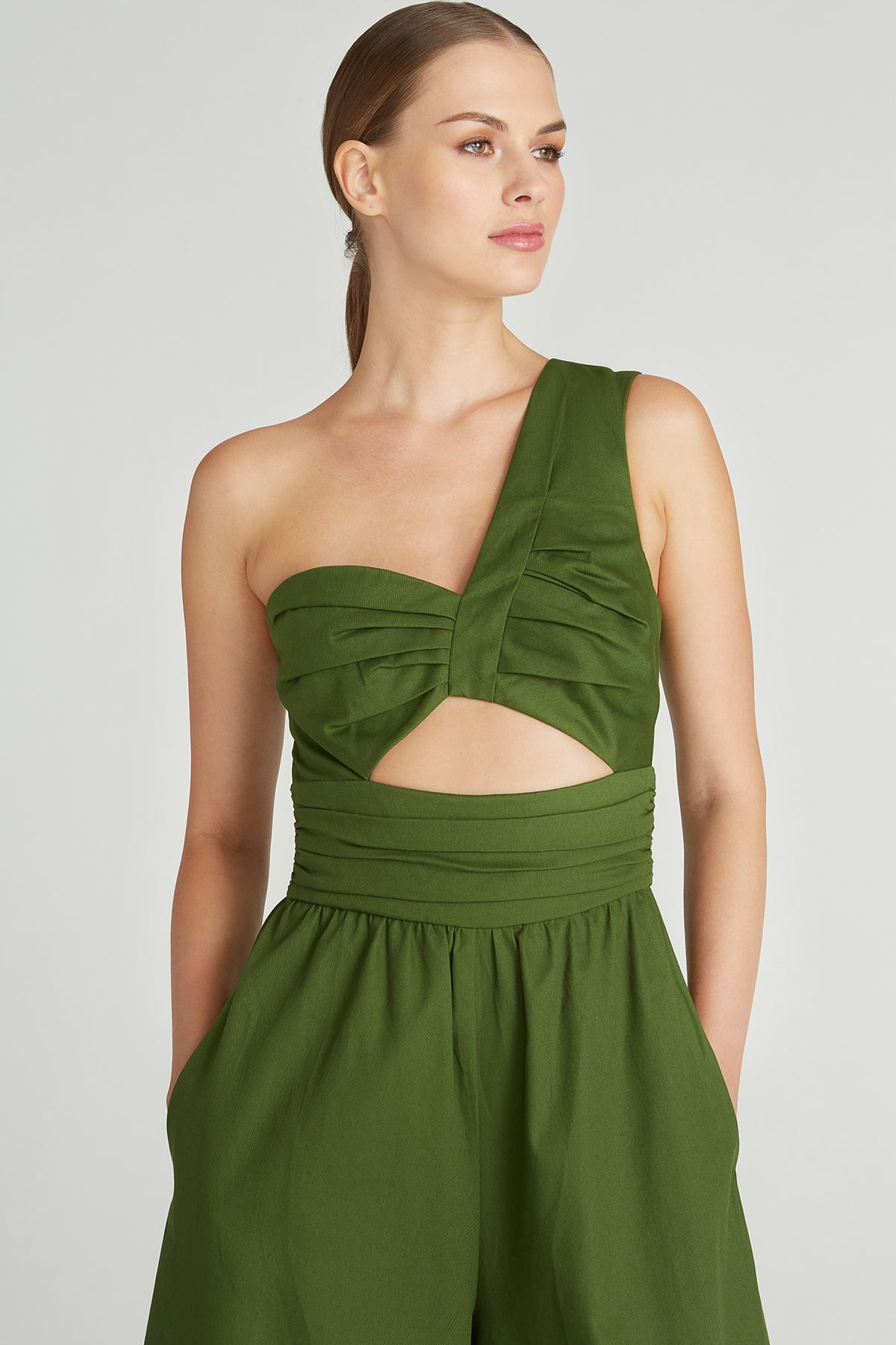 Parris One Shoulder Jumpsuit
