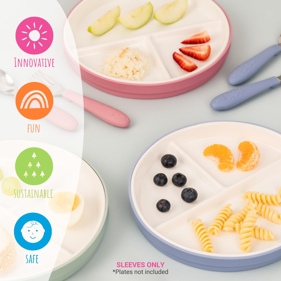 6.7" Silicone Sleeves MistyBlue/Sage/Blush/Lilac