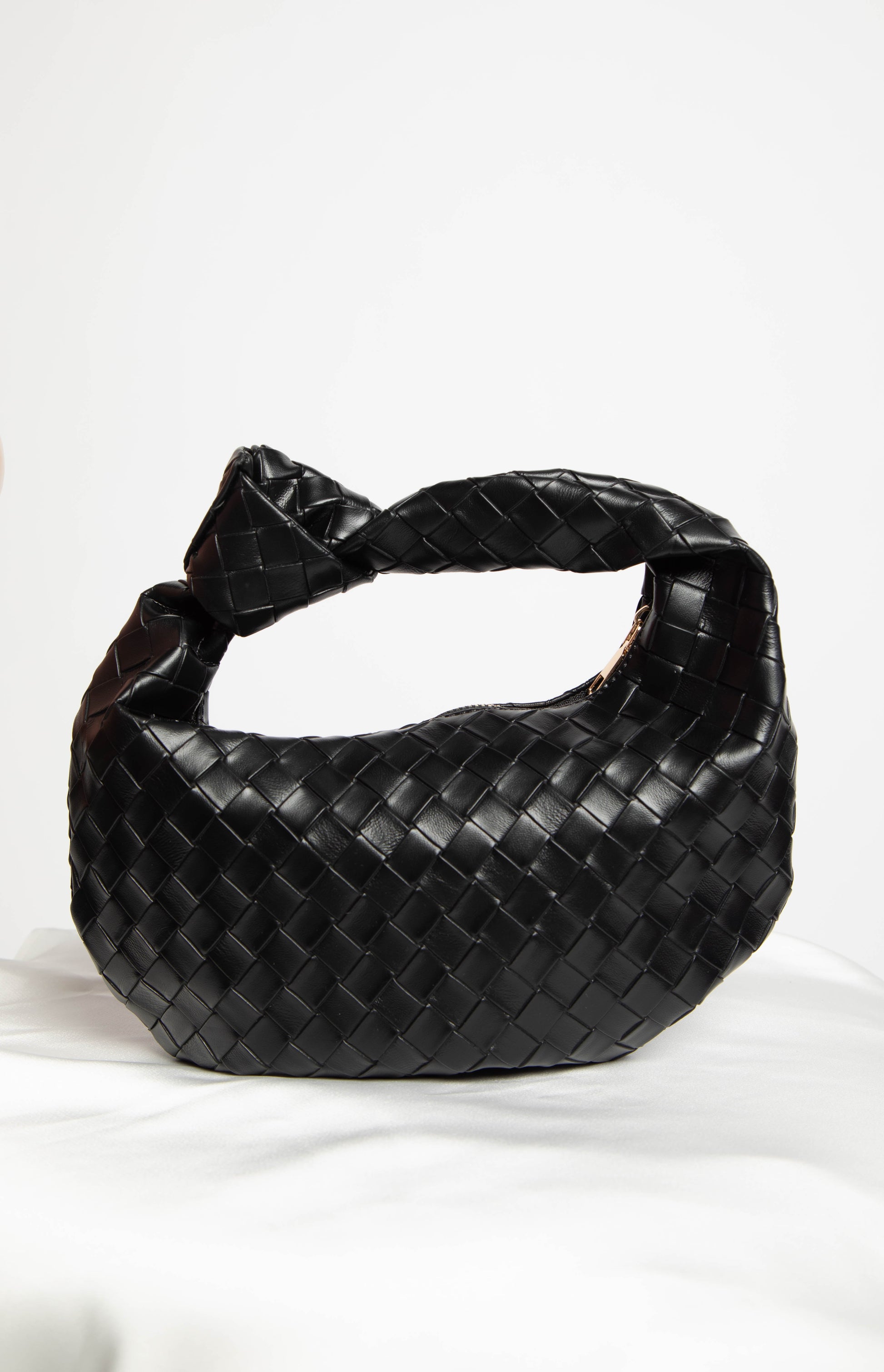 Rylie Black PU Shoulder Bag