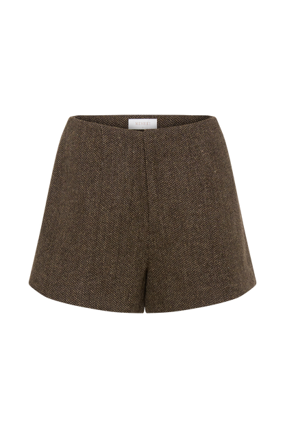 Romy Suiting Short - Herringbone