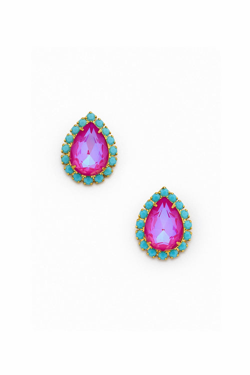 Pear Stud Earrings