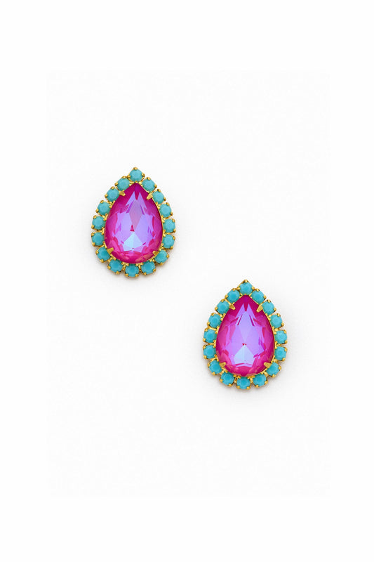 Pear Stud Earrings