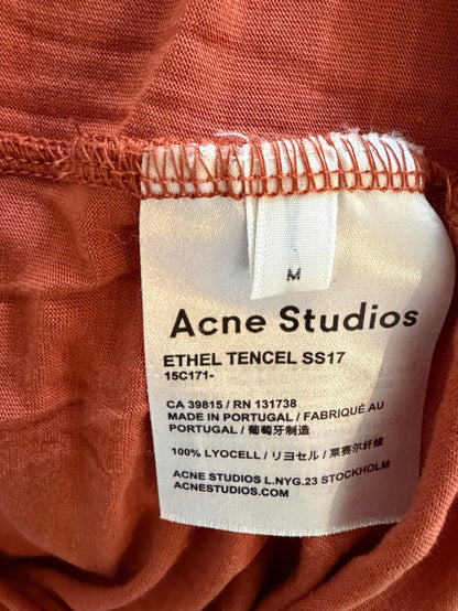 Acne Studios Ethel Tencel-klänning NWOT