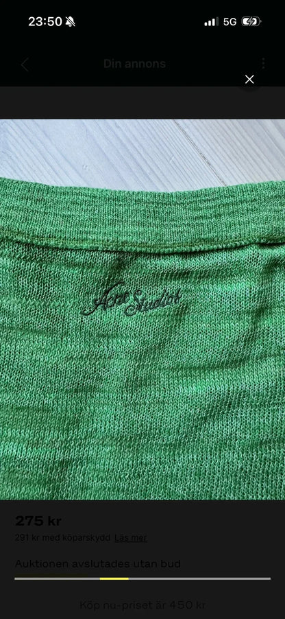 Acne Studios-linnekjol NWOT