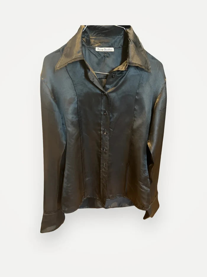 Acne Studios-sidenblus