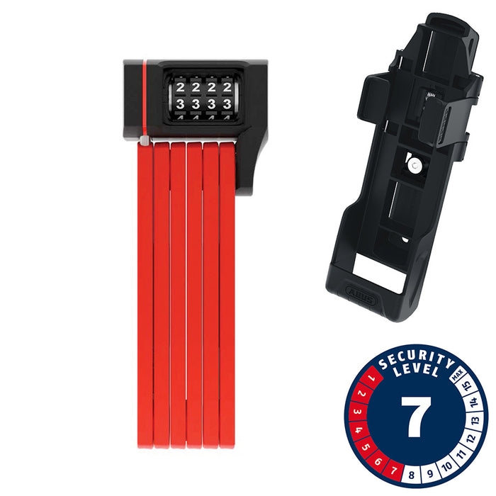 Abus, Bordo uGrip 5700C, Folding Lock, Combination, 80cm, 2.6', 5mm, Blue