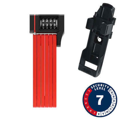 Abus, Bordo uGrip 5700C, Folding Lock, Combination, 80cm, 2.6', 5mm, Blue