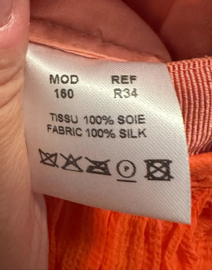 Carven-sidenklänning