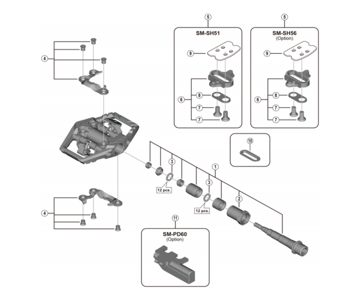Deore XT Enduro PD-M8120 Pedals