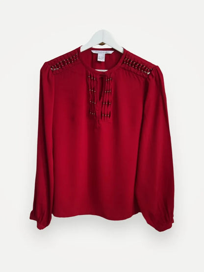 Diane Von Furstenberg-sidenblus