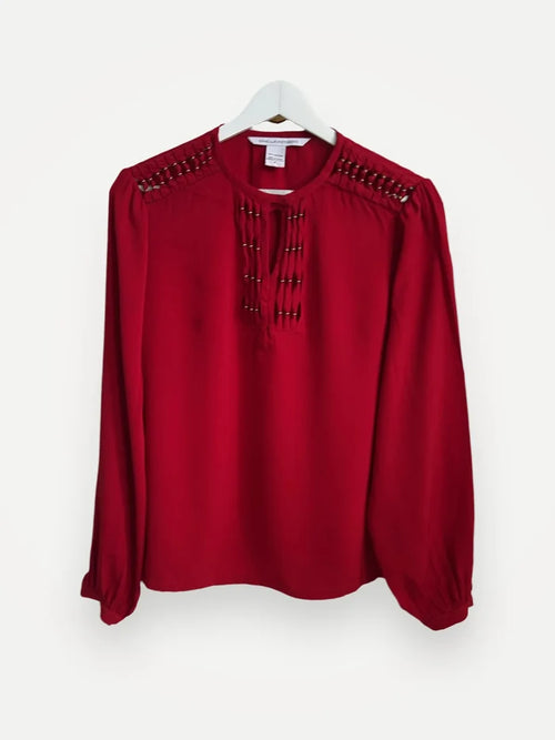Diane Von Furstenberg-sidenblus