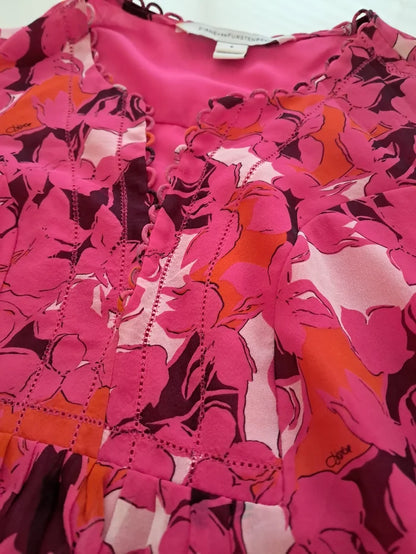 Diane Von Furstenberg-sidenklänning