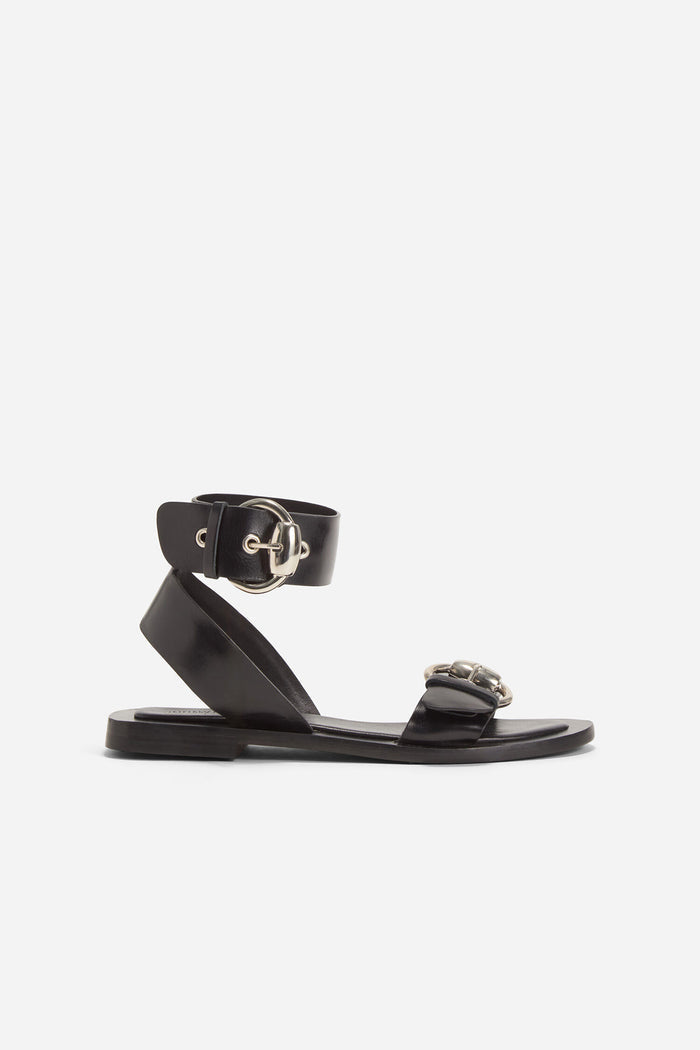 Filippa K Buckle Flat-skinnsandaler