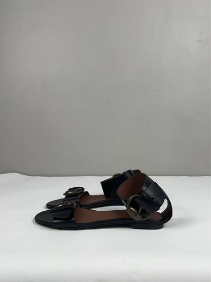 Filippa K Buckle Flat-skinnsandaler