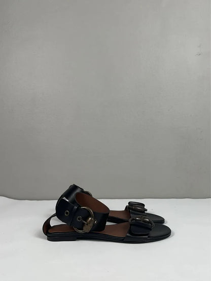 Filippa K Buckle Flat-skinnsandaler