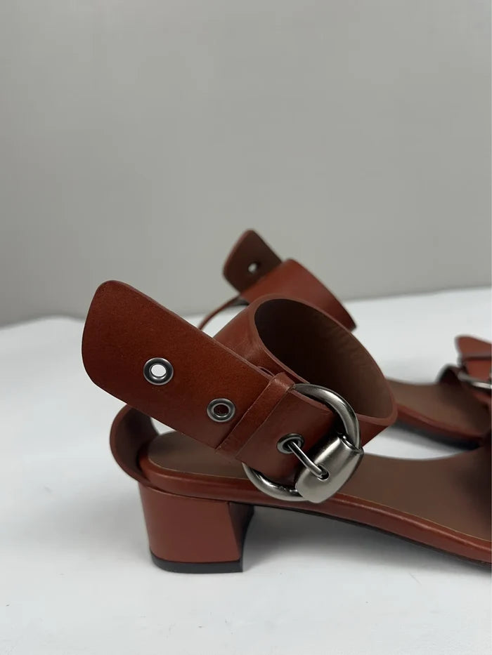 Filippa K Buckle-skinnklackar