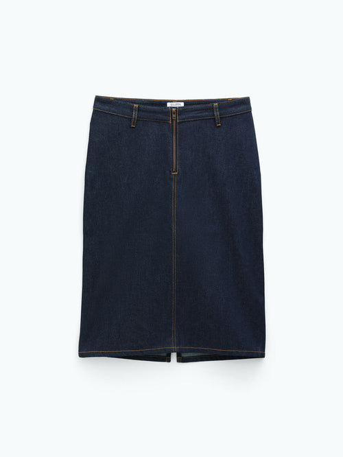 Filippa K Denim Midi Zip-kjol