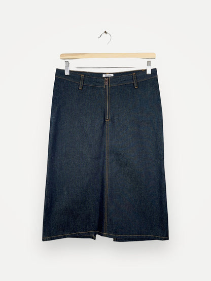 Filippa K Denim Midi Zip-kjol