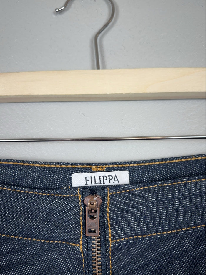 Filippa K Denim Midi Zip-kjol