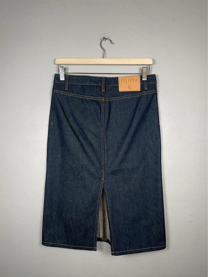 Filippa K Denim Midi Zip-kjol